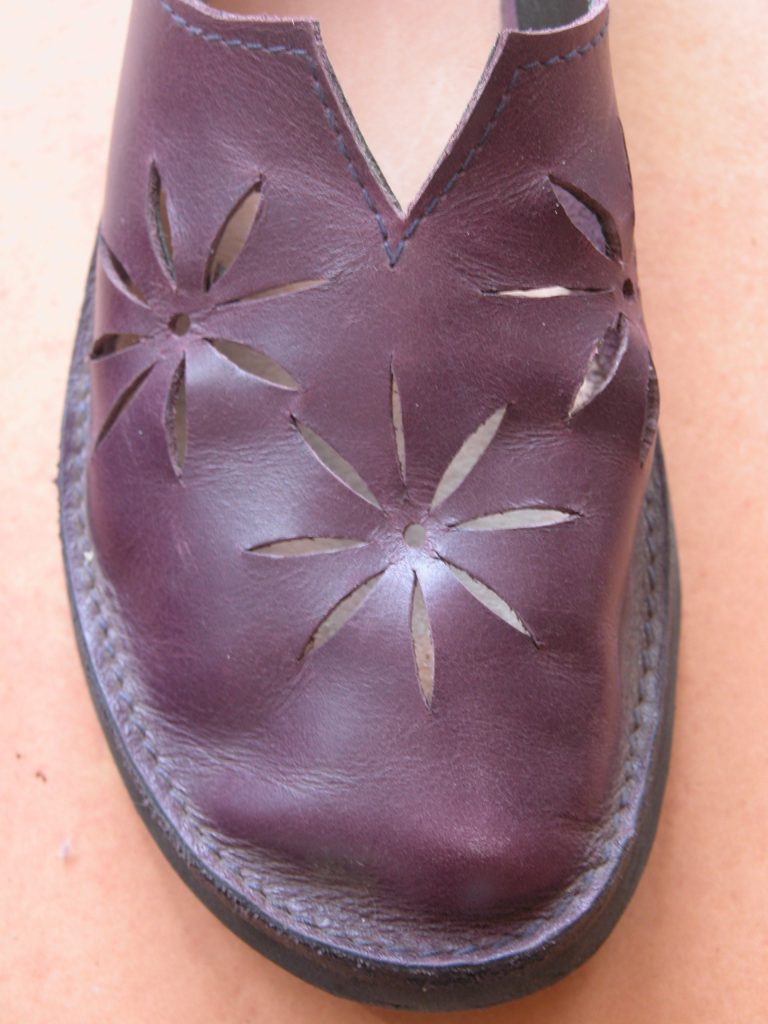 Petal shoe front detail 